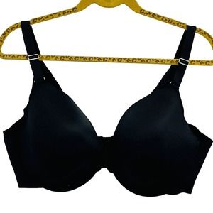 Soma 40DDD‎ Vanishing Back Full Coverage Bra Black Underwire Lined